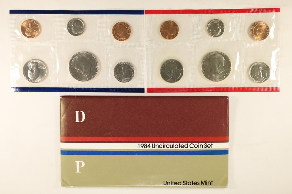 1984 US MINT SET (UNC) P/D (WITH ENVELOPE) (1 of 2)