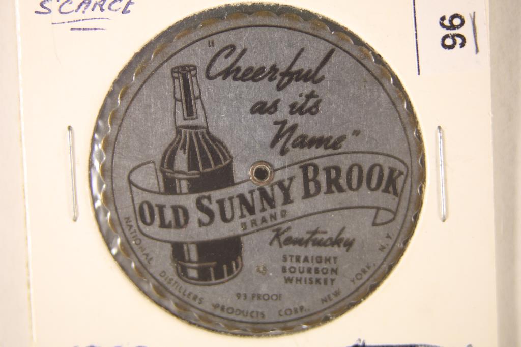 VINTAGE METAL CALANDER 1938, OLD SUNNY BROOK (1 of 2)