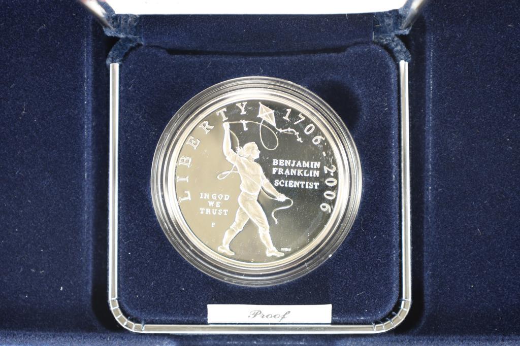 2006-P US PF SILVER DOLLAR BENJAMIN FRANKLIN (1 of 3)