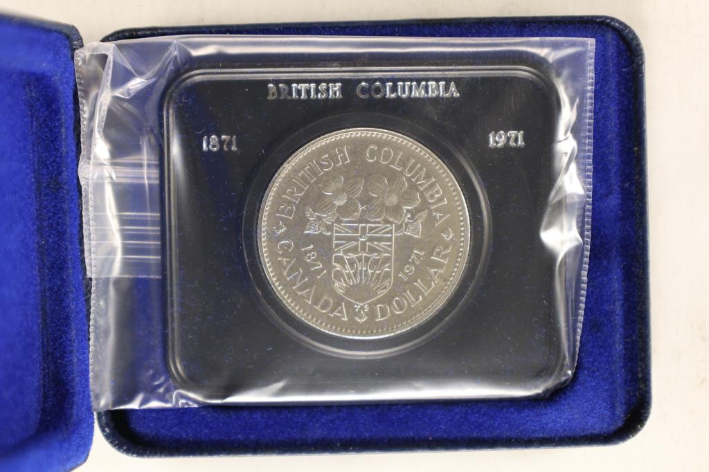 1971 CANADA UNC DOLLAR IN BLUE FLIP CASE (1 of 3)