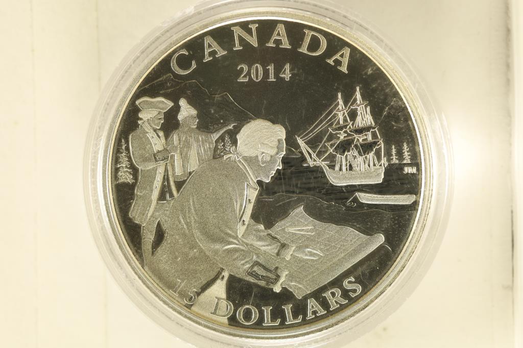 2014 CANADA $15 SILVER EXPLORING CANADA THE (1 of 3)