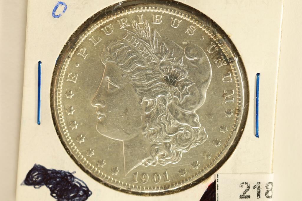 1901-O MORGAN SILVER DOLLAR BRILLIANT UNC WITH (1 of 2)