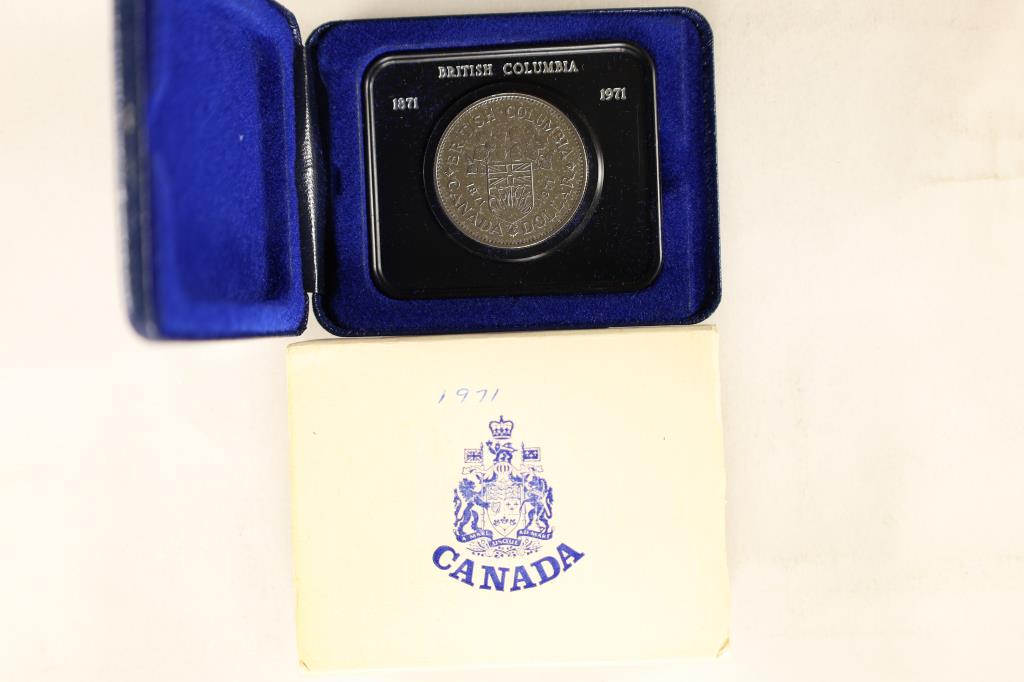 1971 CANADA UNC DOLLAR IN BLUE FLIP CASE (1 of 2)