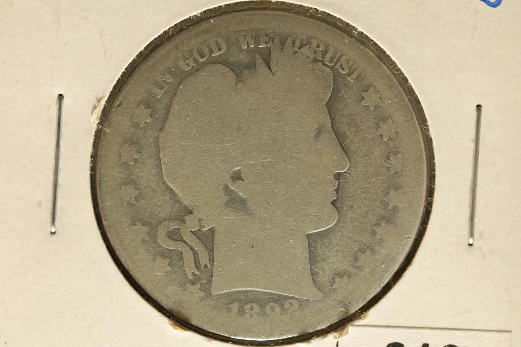 1892-S BARBER HALF DOLLAR KEY DATE (1 of 2)