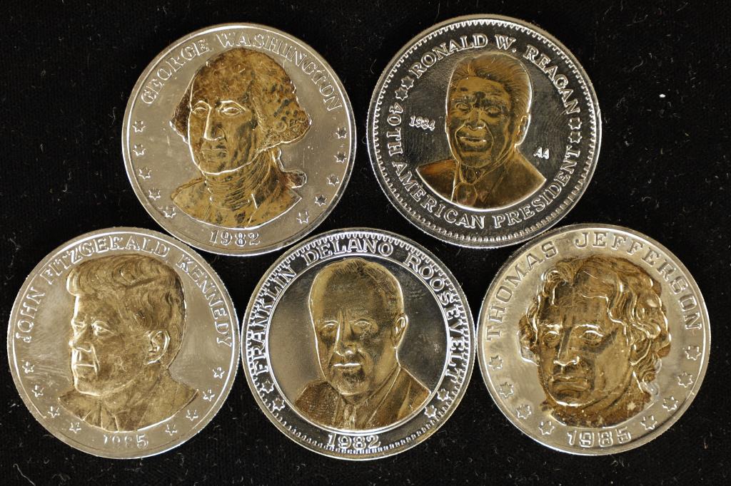 5-PARTIALLY GOLD PLATED BRILLIANT UNC DOUBLE EAGLE (1 of 2)