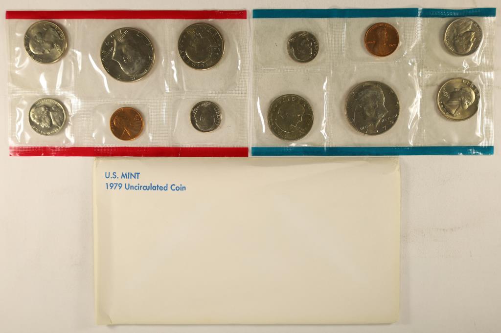 1979 US MINT SET (UNC) P/D (WITH ENVELOPE) (1 of 2)