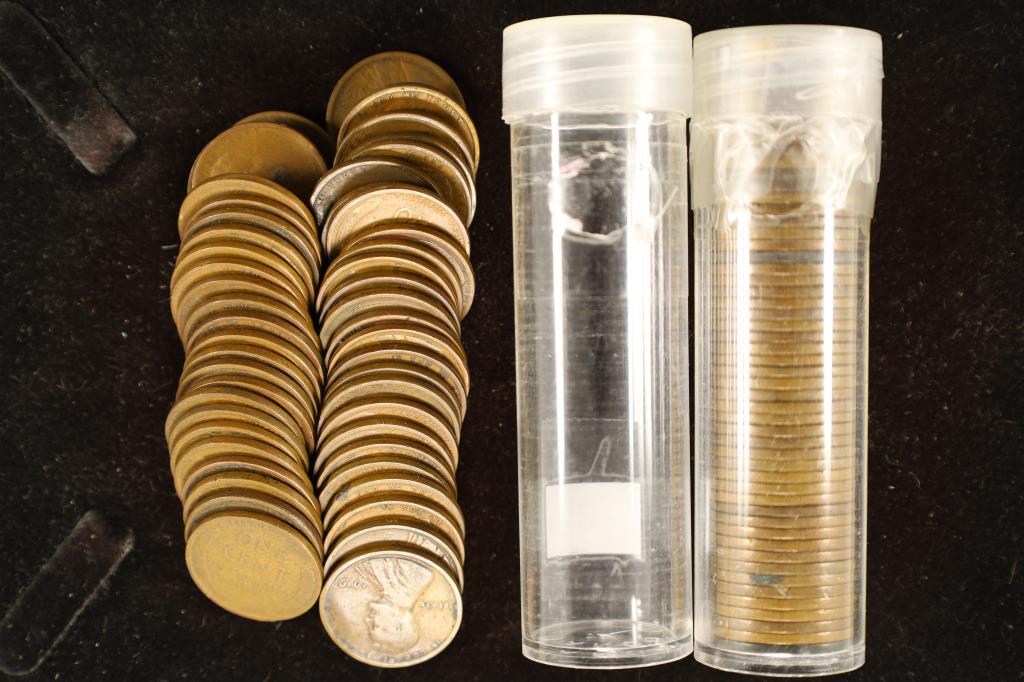 2 SOLID DATE ROLLS OF LINCOLN WHEAT CENTS: 1919 & (1 of 1)