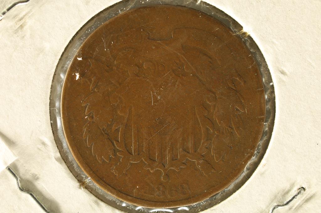 1868 US TWO CENT PIECE (1 of 2)