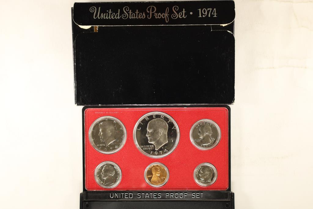 1974 US PROOF SET (WITH BOX) (1 of 2)
