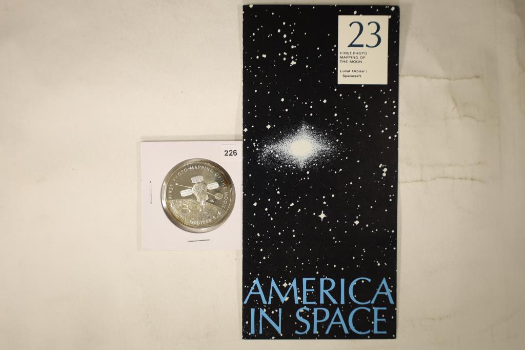 AMERICA IN SPACE PF STERLING SILVER ROUND (1 of 2)