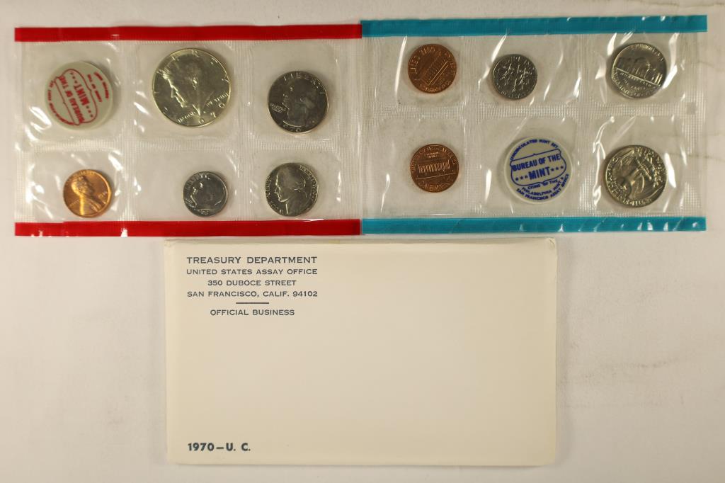 1970 US MINT SET (UNC) P/D/S (WITH ENVELOPE) (1 of 2)
