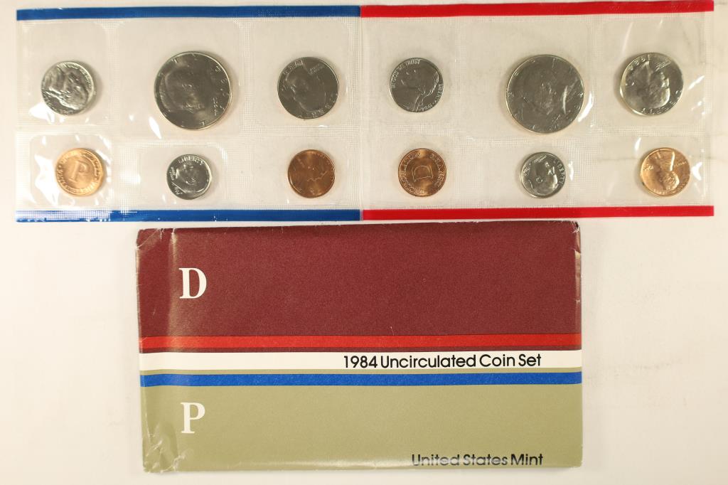 1984 US MINT SET (UNC) P/D (WITH ENVELOPE) (1 of 2)