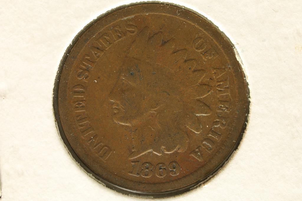 1869 INDIAN HEAD CENT KEY DATE (GOOD) (1 of 2)