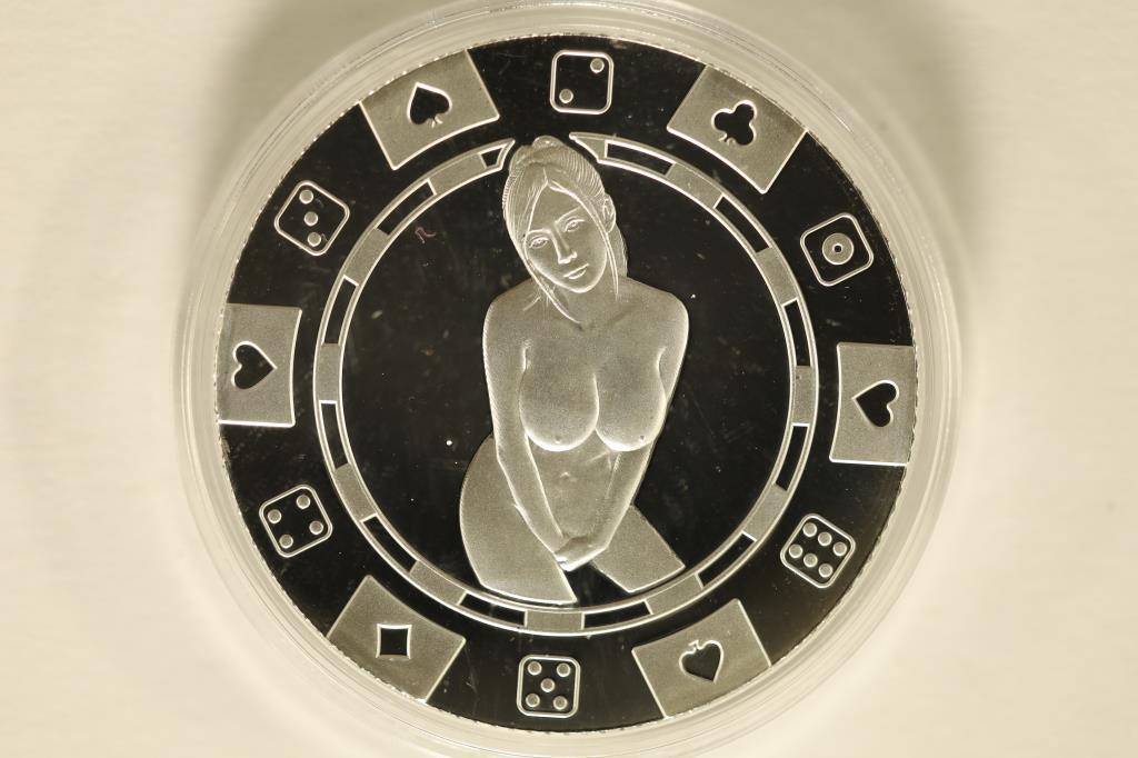 1 TROY OZ .999 FINE SILVER PROOF ADULT THEMED (1 of 2)