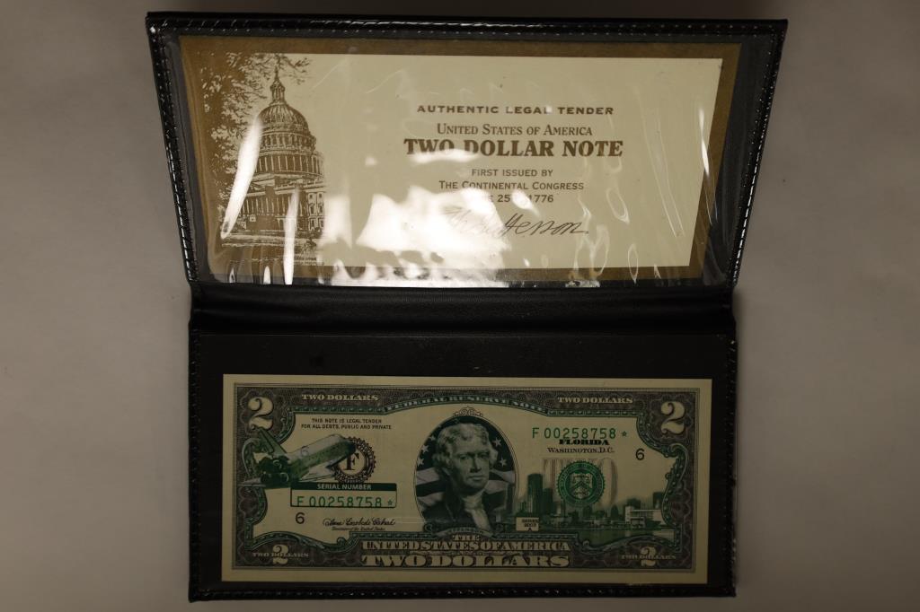 2003-A US $2 FRN WITH FLORIDA OVERLAY STAR NOTE CU (1 of 2)