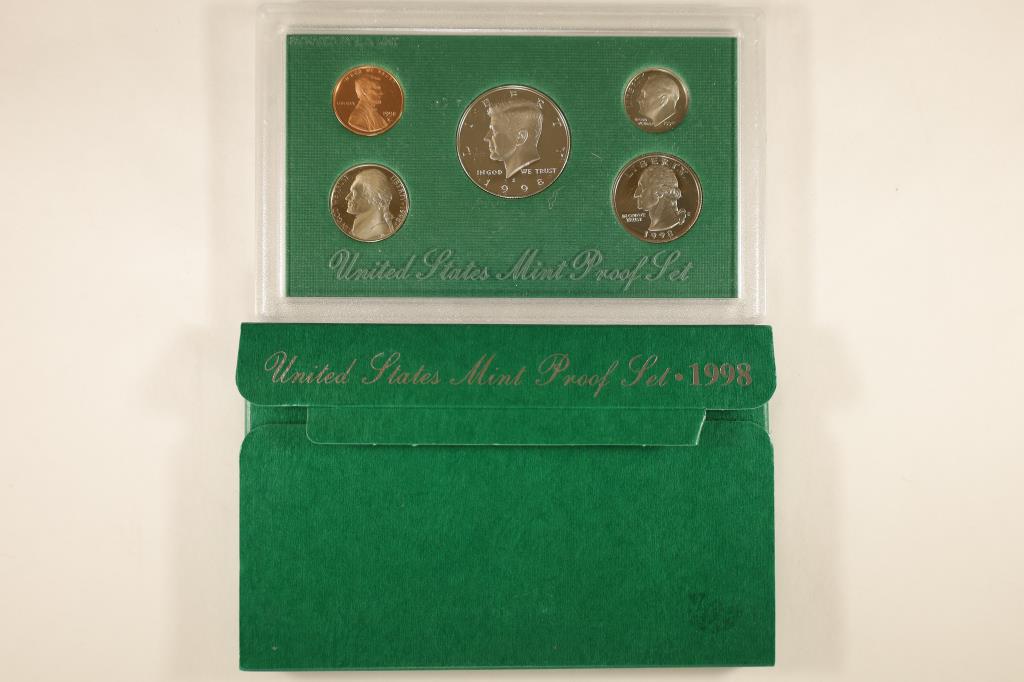 1998 US PROOF SET (WITH BOX) (1 of 2)