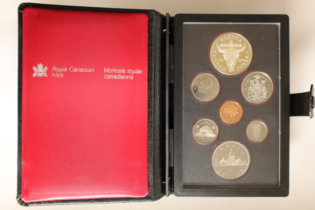 1982 CANADA DOUBLE DOLLAR PROOF SET "REGINA" (1 of 4)
