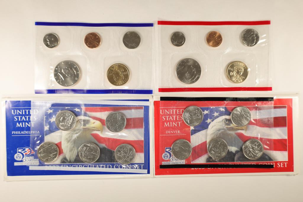 2003 US MINT SET (UNC) P/D (WITH ENVELOPE) (1 of 2)