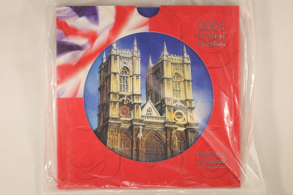 2003 UNITED KINGDOM 10 COIN BRILLIANT UNC SET (1 of 2)