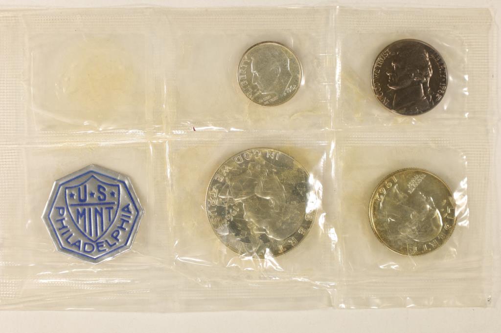 1962 US SILVER PROOF SET (NO ENVELOPE) MISSING (1 of 2)