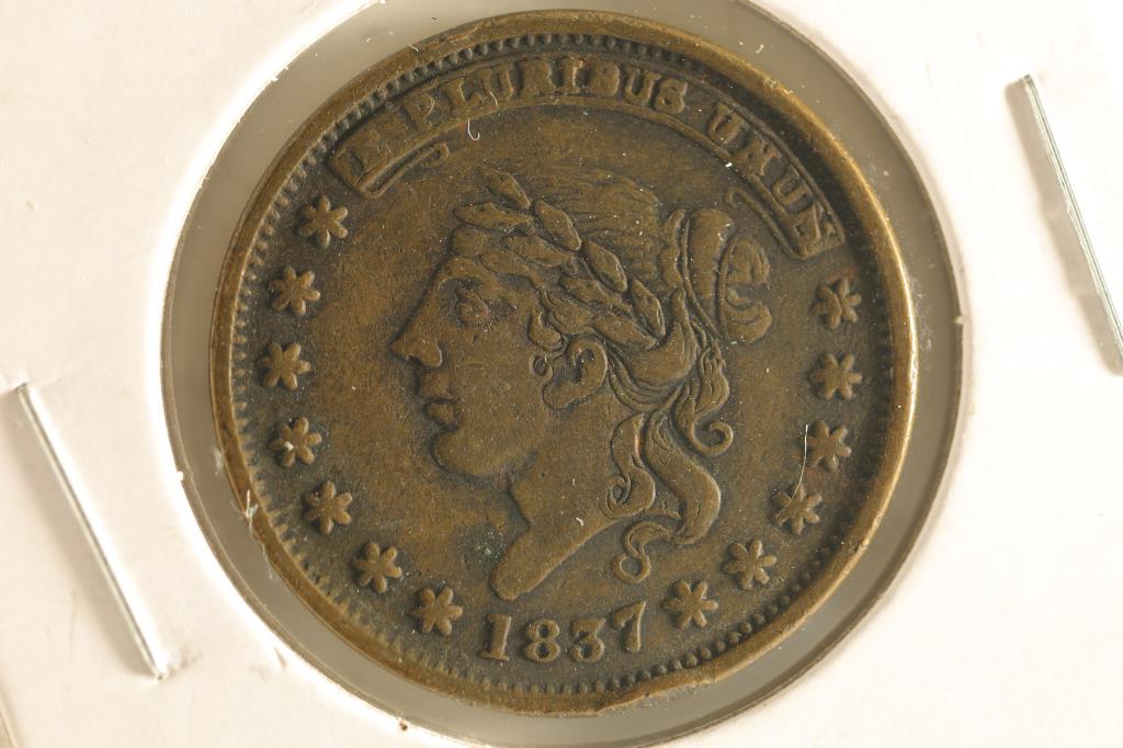 1837 HARD TIMES TOKEN "MILLIONS FOR DEFENSE NOT (1 of 2)
