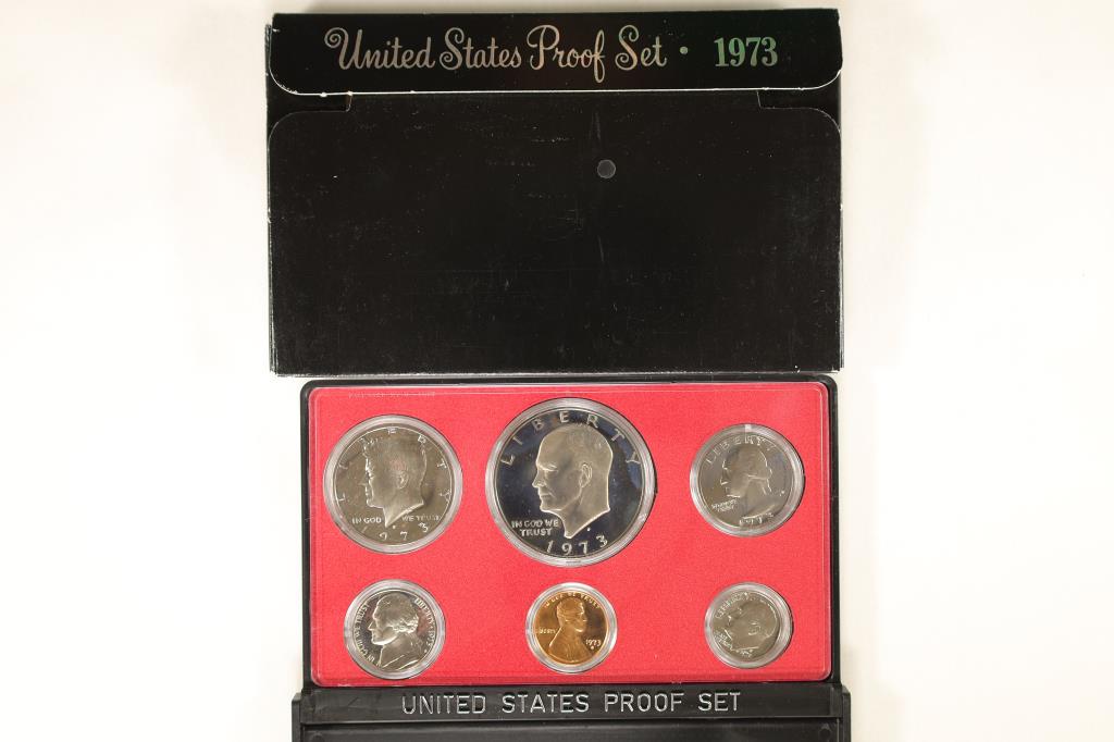 1973 US PROOF SET (WITH BOX) (1 of 2)