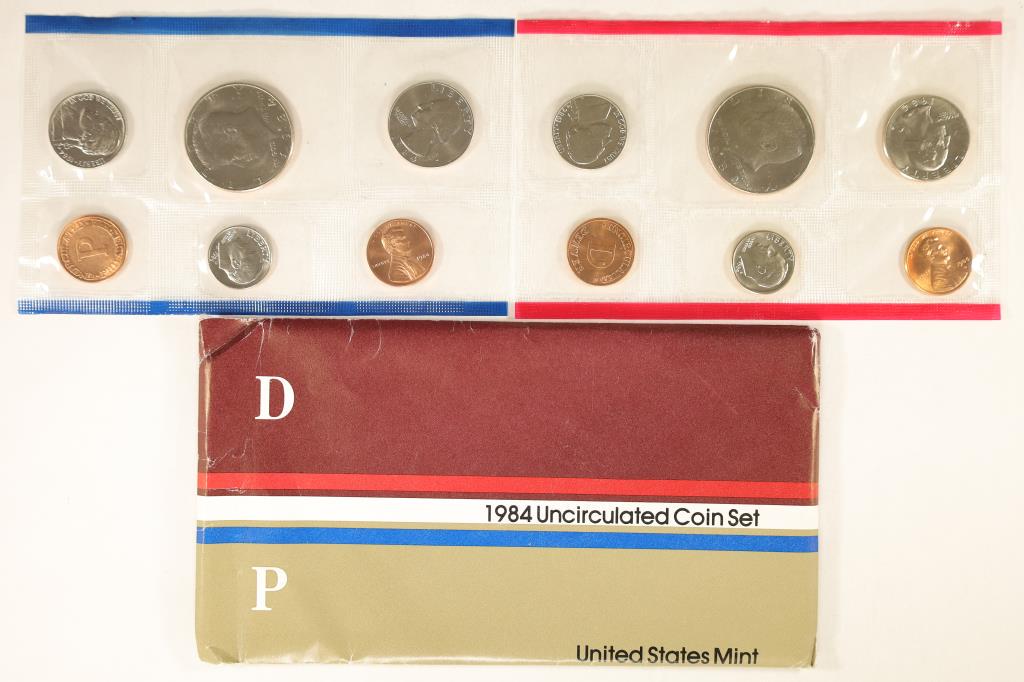 1984 US MINT SET (UNC) P/D (WITH ENVELOPE) (1 of 2)