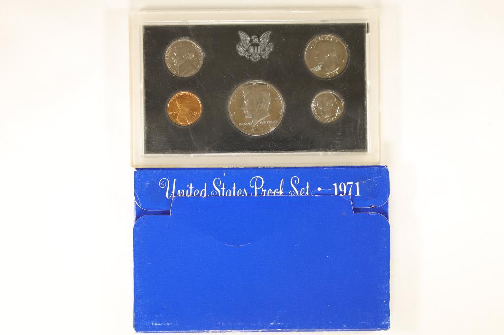 1971 US PROOF SET (WITH BOX) (1 of 2)