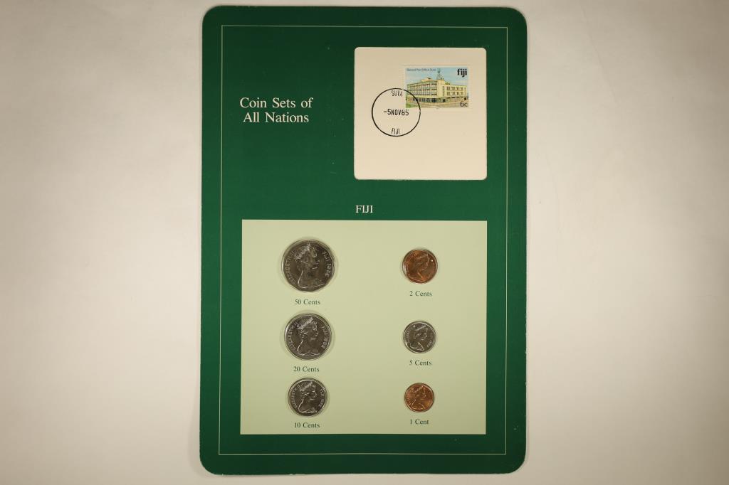 COIN SETS OF ALL NATIONS FIJI 6 COIN UNC SET ON (1 of 2)