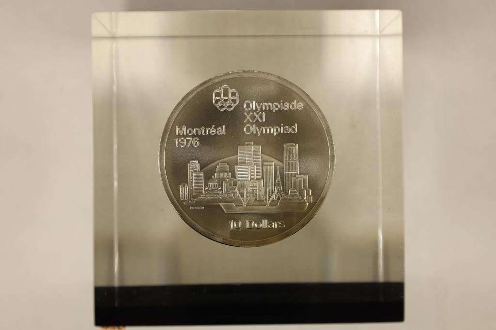 1973 CANADA SILVER UNC $1 COIN ENCASED IN (1 of 6)