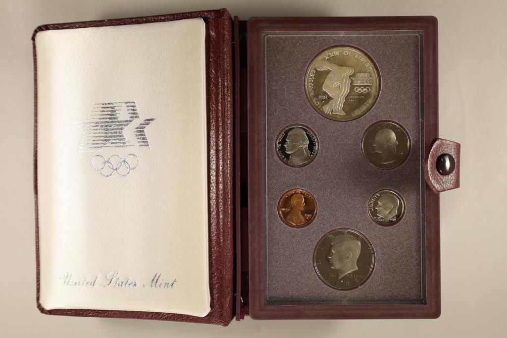 1983 US OLYMPIC PRESTIGE PROOF SET DISCUS THROWER (1 of 4)