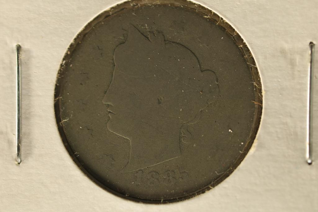 1885 LIBERTY "V" NICKEL KEY DATE (FAIR CONDITION) (1 of 2)