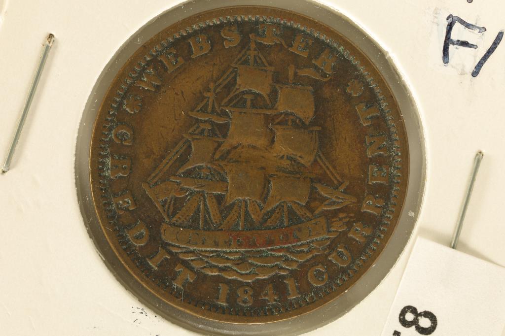 1837/1841 HARD TIMES TOKEN HT-18 (FINE/VF) (1 of 2)