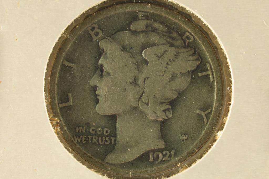 1921 MERCURY DIME (VERY GOOD) KEY DATE WATCH FOR (1 of 2)