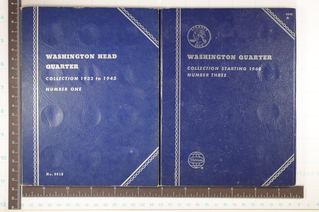 2 USED WHITMAN COIN ALBUMS" WASHINGTON QUARTER (1 of 2)