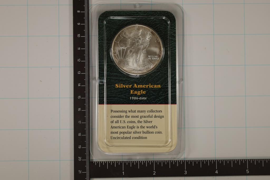 2000 AMERICAN SILVER EAGLE. BRILLIANT UNC IN (1 of 2)