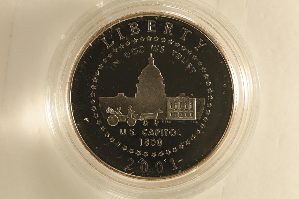 2001-P US PROOF HALF DOLLAR "US CAPITOL" (1 of 2)
