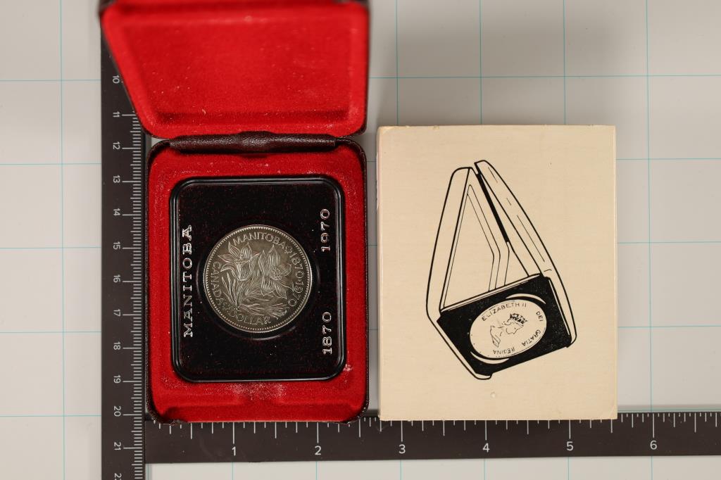 1970 CANADA UNC DOLLAR IN MAROON FLIP CASE (1 of 3)