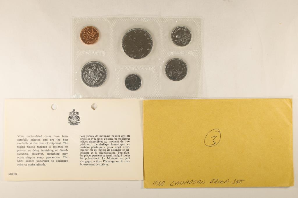 1968 CANADA UNC SET WITH ENVELOPE (1 of 2)