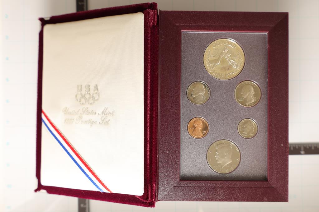 1988 US PRESTIGE PROOF SET WITH BOX OLYMPIAD (1 of 4)