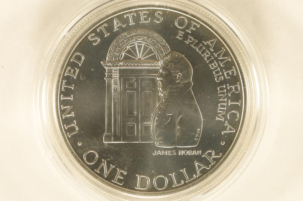 1992-D US SILVER UNC DOLLAR "WHITE HOUSE" (1 of 2)