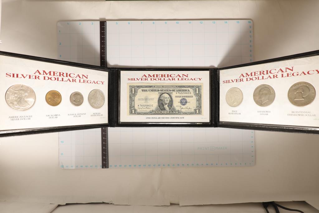 AMERICAN SILVER DOLLAR LEGACY SET CONTAINS: 2000 (1 of 6)