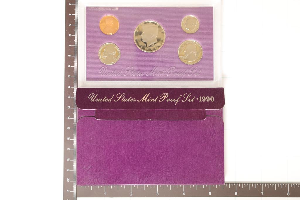 1990 US PROOF SET (WITH BOX) (1 of 2)