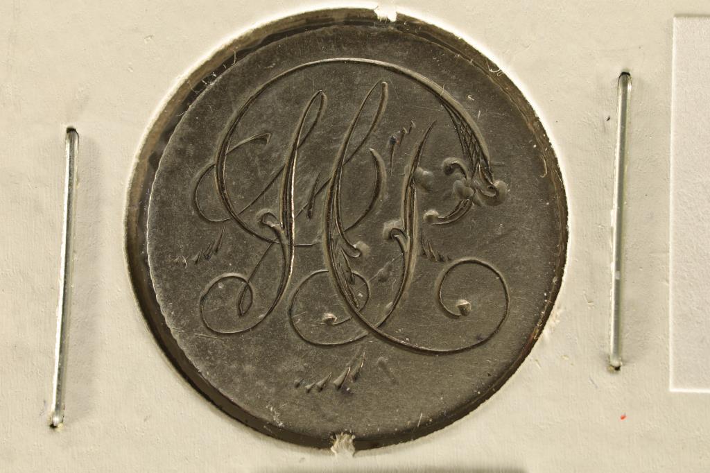 LOVE TOKEN ON CANADA SILVER DIME "EM" (1 of 2)