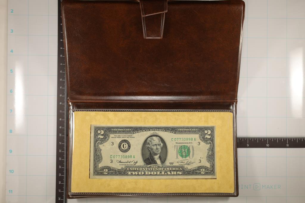 1976 BICENTENNIAL COMMEMORATIVE US $2 FRN CU (1 of 3)