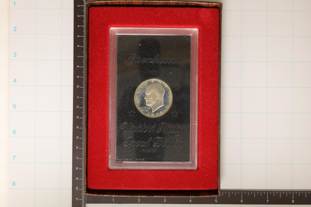 1972-S IKE SILVER DOLLAR (BROWN PACK) (1 of 3)