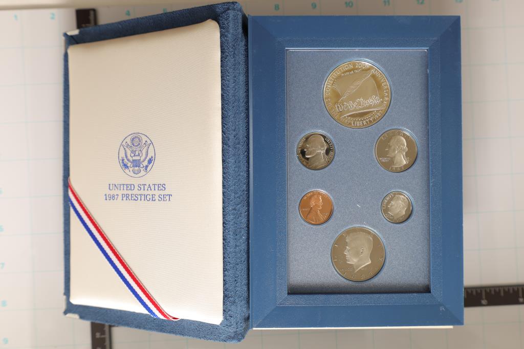1987 US PRESTIGE PROOF SET US CONSTITUTION 200TH (1 of 3)