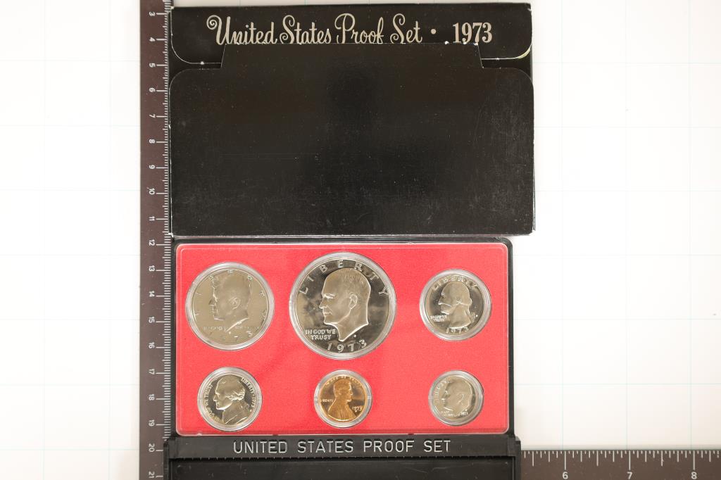 1973 US PROOF SET (WITH BOX) (1 of 2)