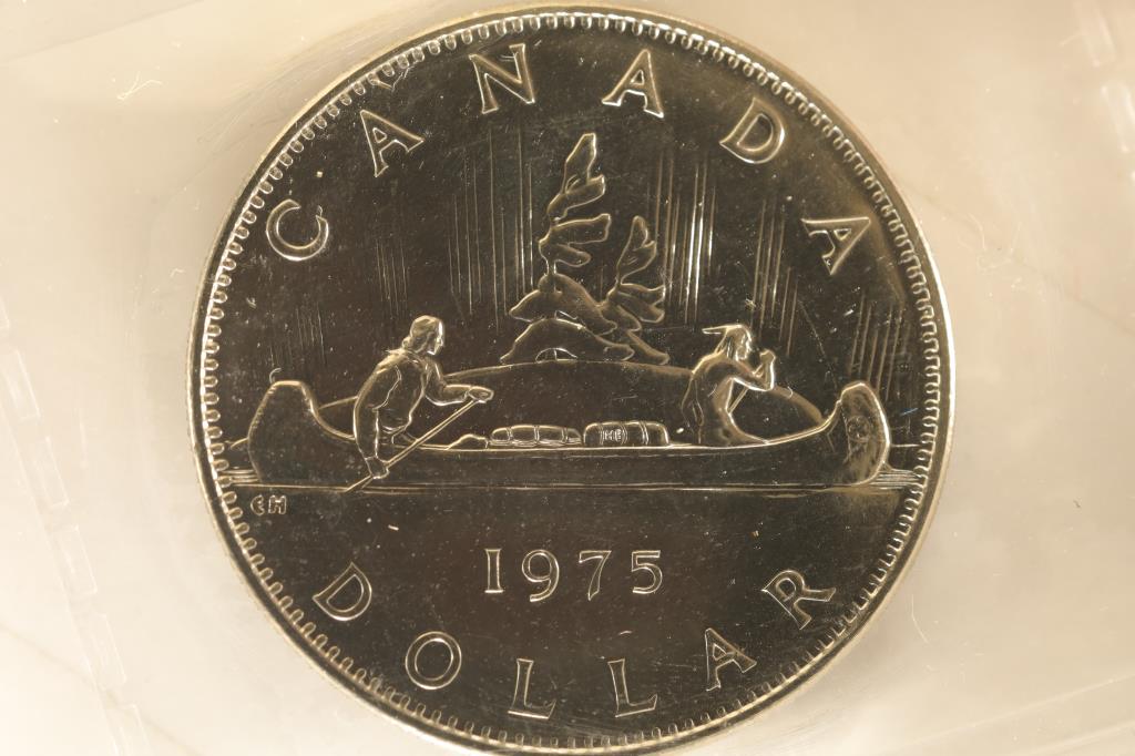 1975 CANADA $1 ICCS GRADED PL-66 (1 of 4)