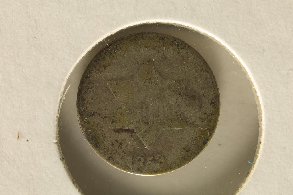 1853 THREE CENT PIECE (SILVER) (1 of 2)